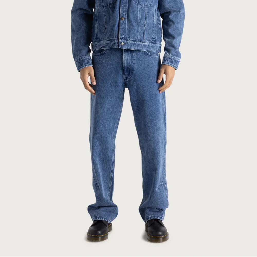 Washed Twill Pant - Indigo