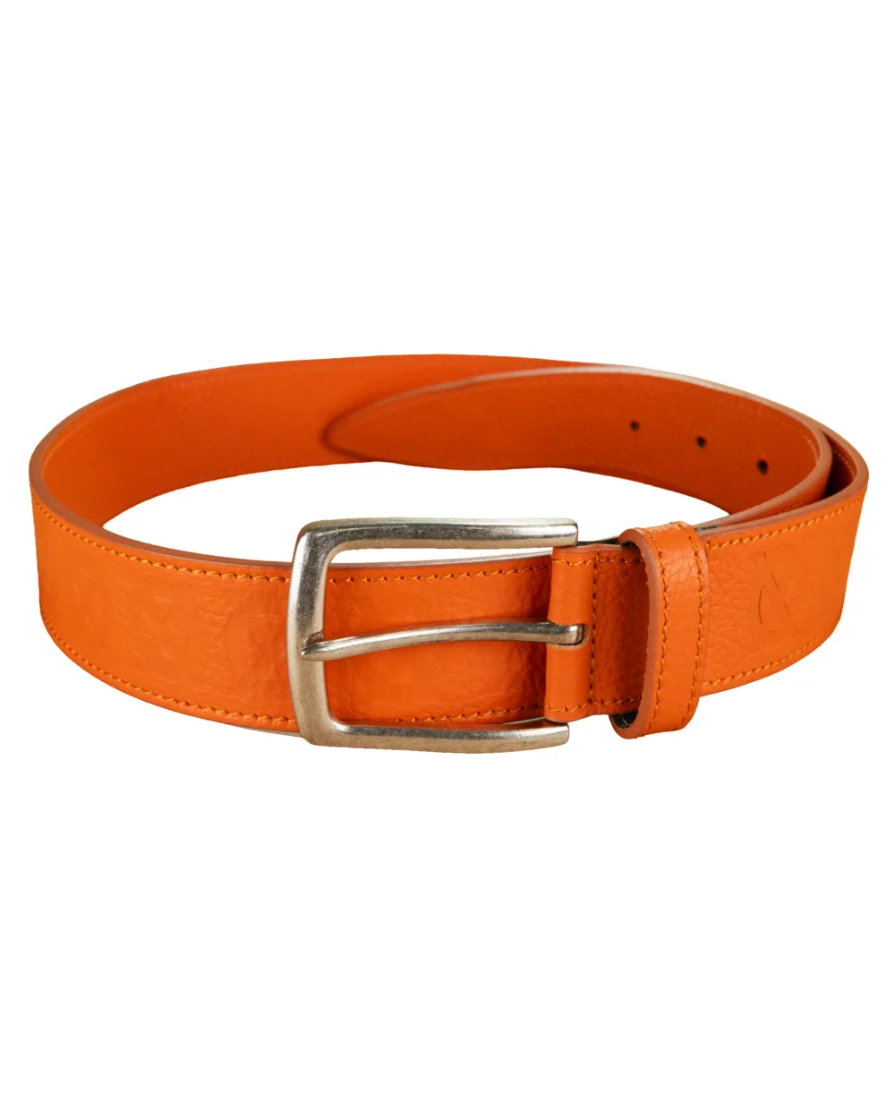Tangerine Monogram Belt