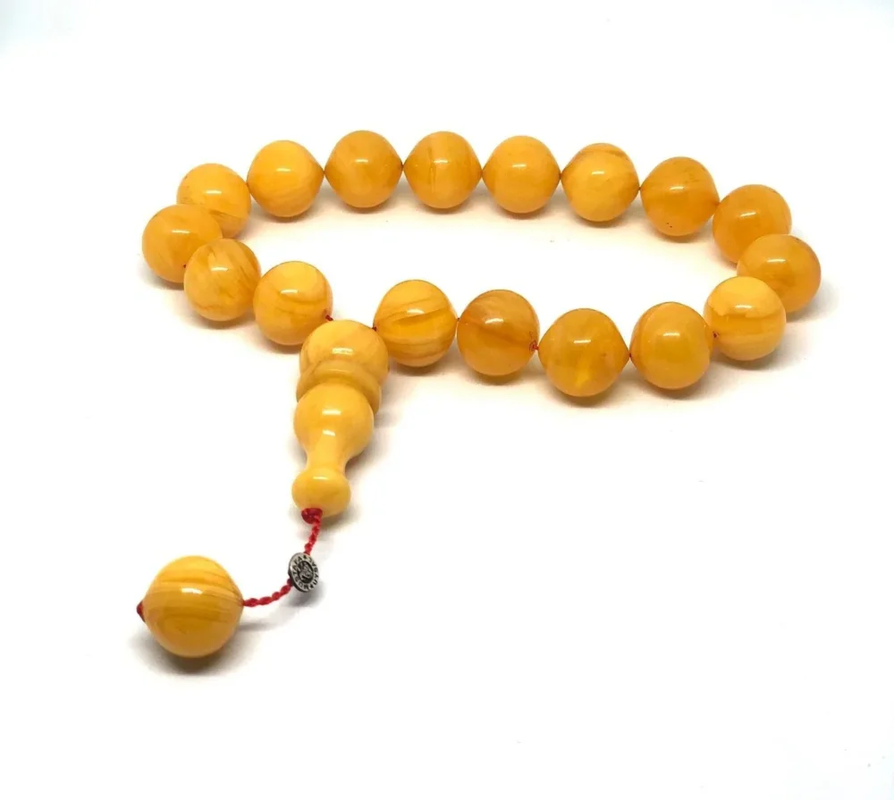 Amber Tone Prayer & Stress Relief Beads - Tasbih