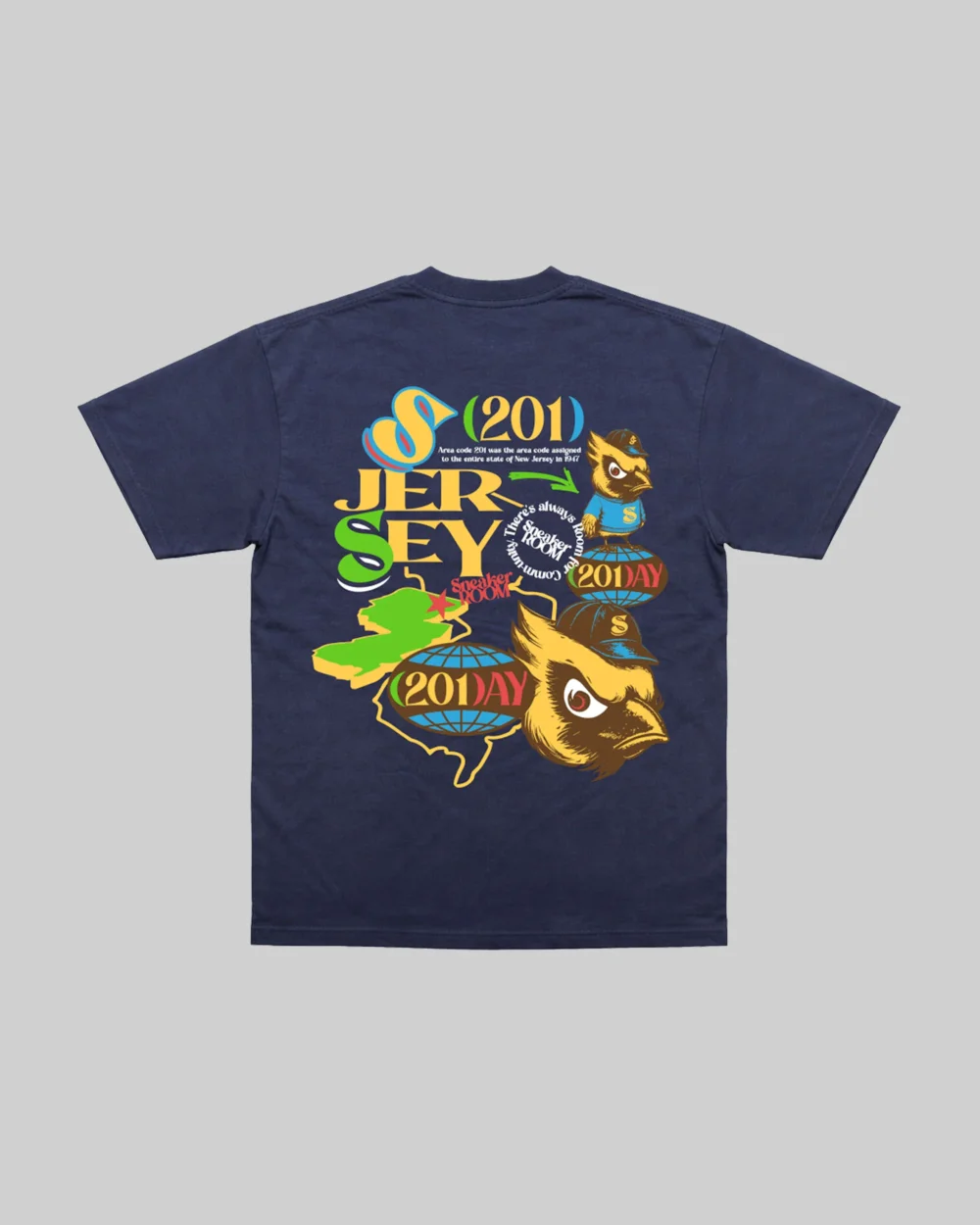 SNEAKER ROOM 2026 201 DAY T-SHIRT "NAVY BLUE"