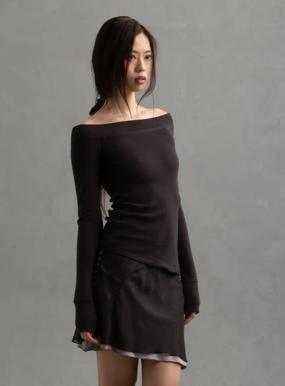 Pixel Top Black - 4