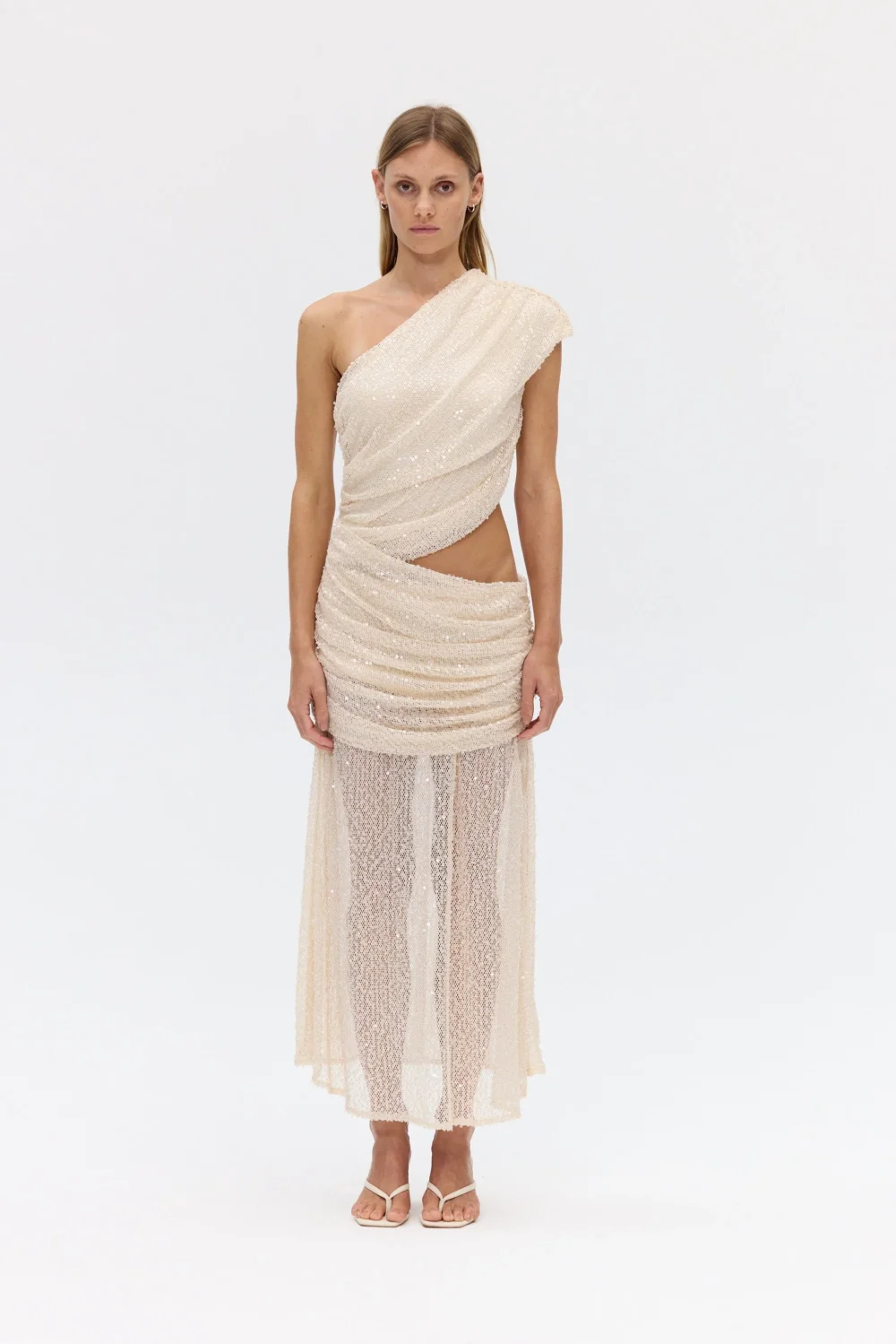 NIGHTFALL SEQUIN MAXI DRESS | SHELL