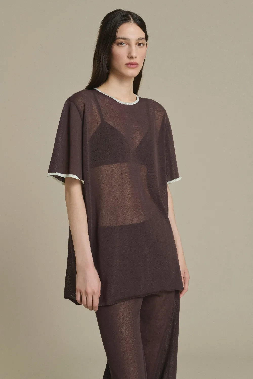 DUA T-SHIRT BROWN