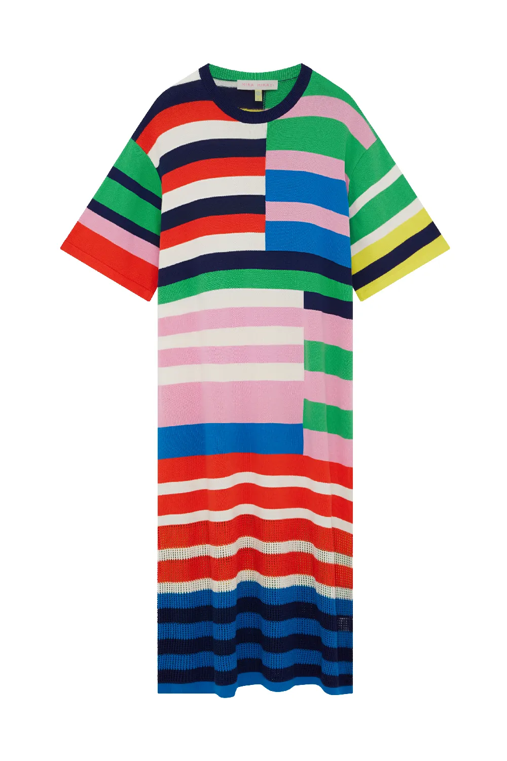 Knit Stripe T-Shirt Dress