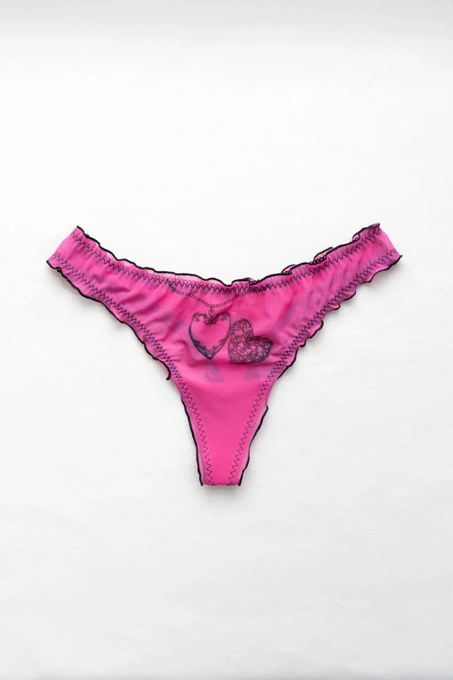 Love Locket Mesh Thong