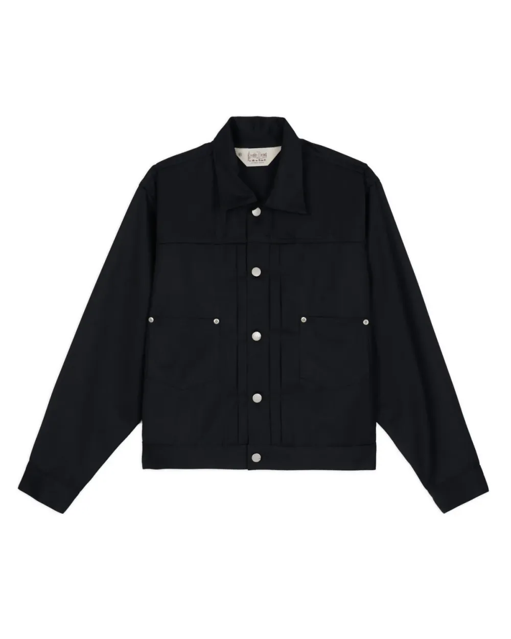 Serge Wool Trucker Jacket - Black