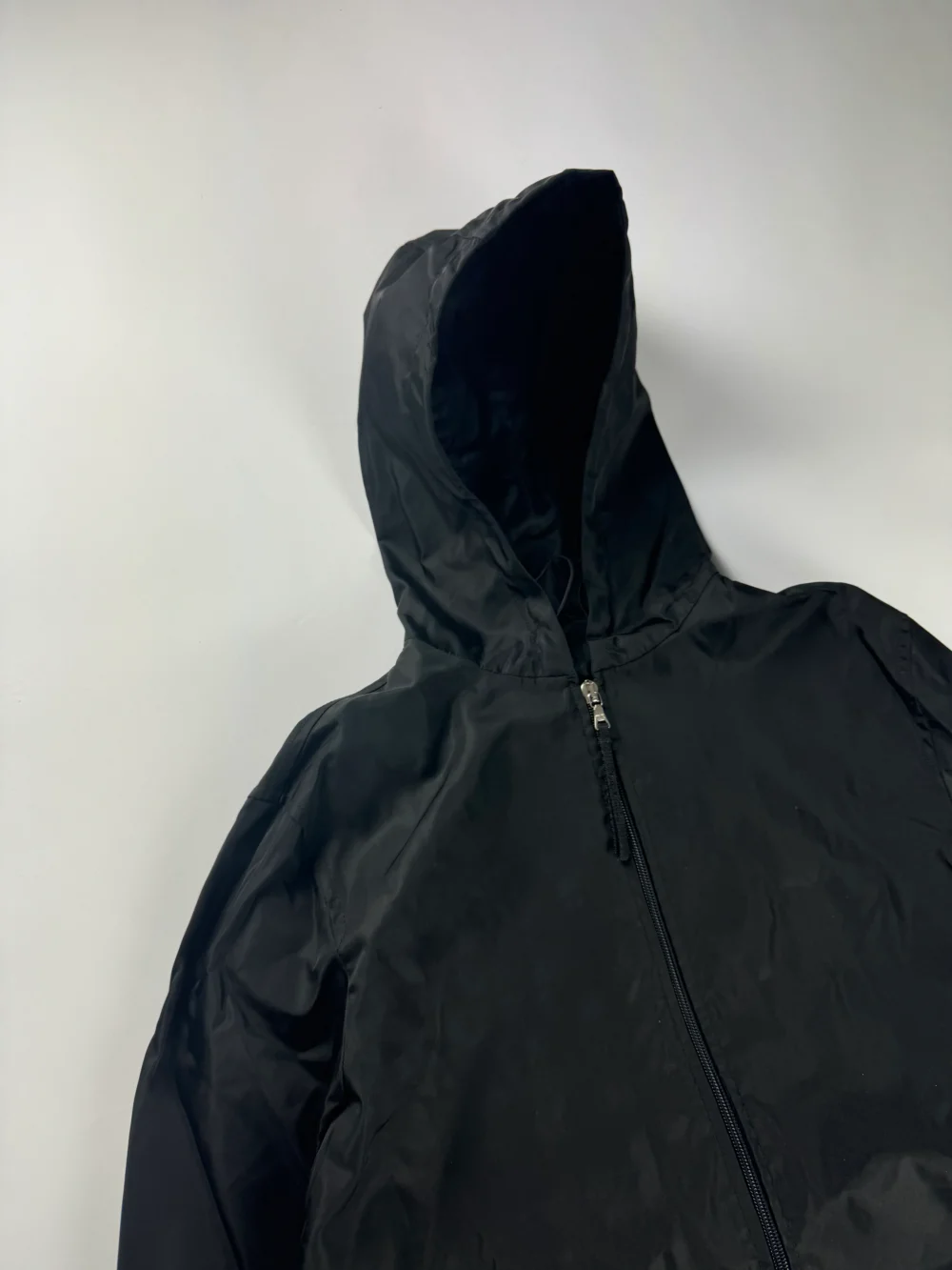 Prada Blackout Double Zip Windbreaker Jacket 2000s - S - 4