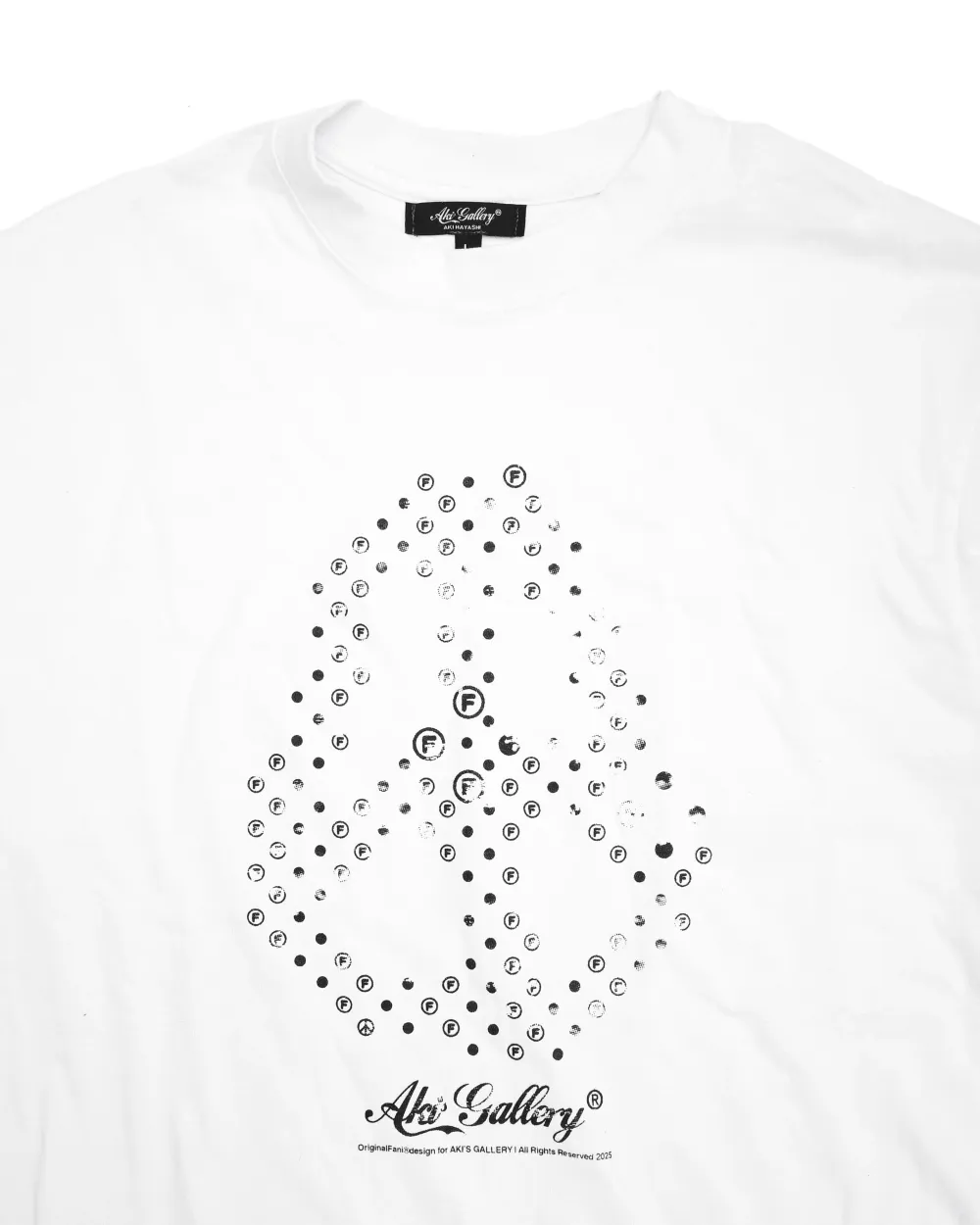 OriginalFani®design + Aki's Gallery Peace Pattern T-Shirt (White) - 2