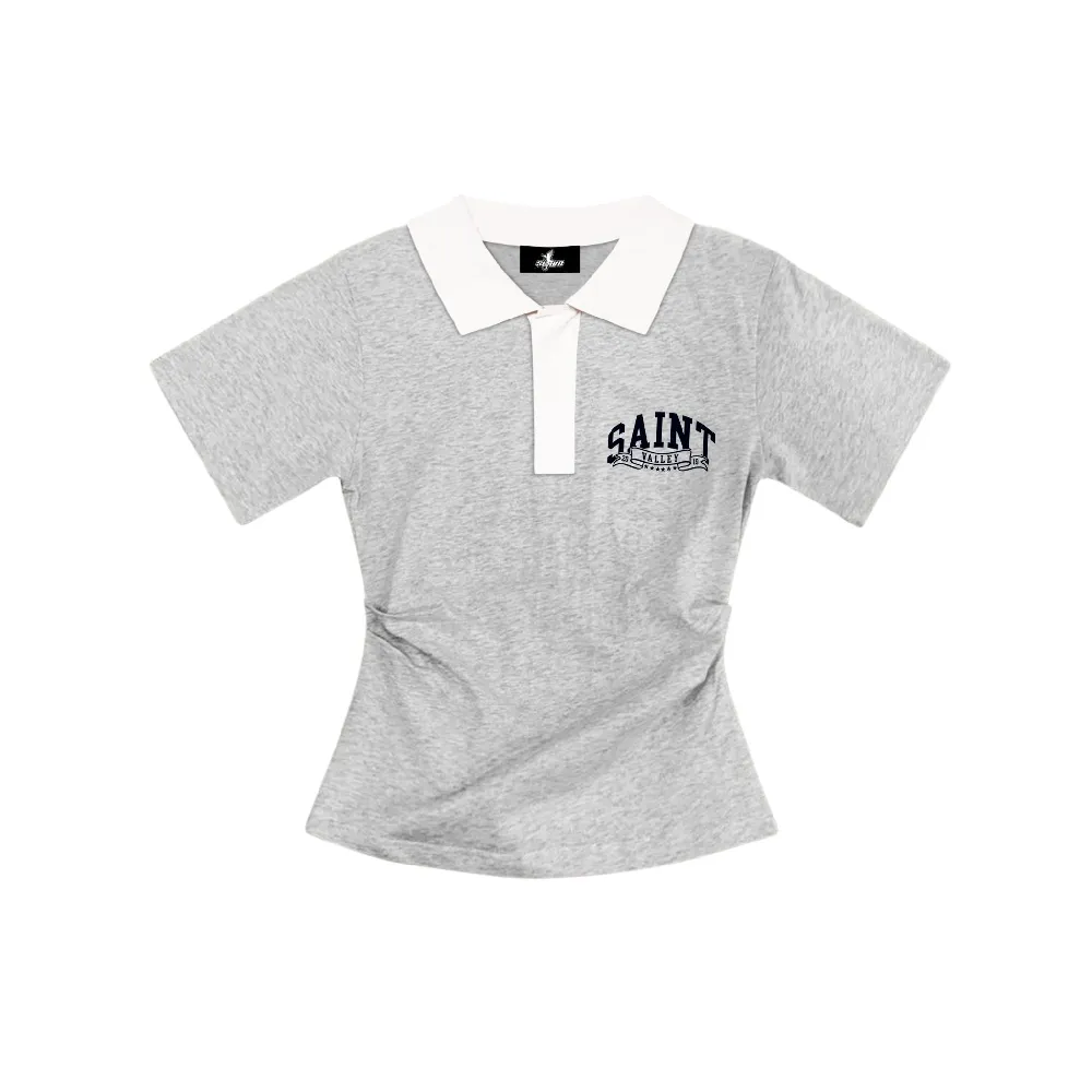 SAINT VALLEY CINCHED POLO