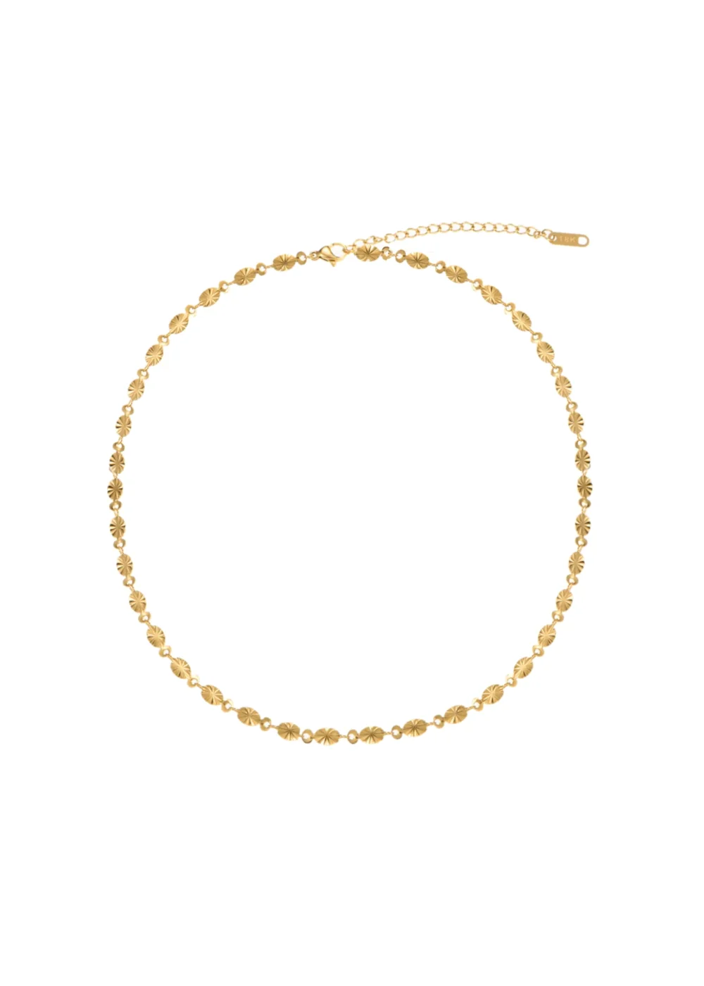 Rubby Golden Chain Necklace