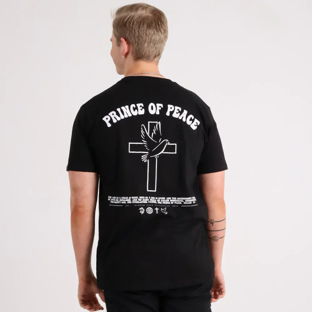 PRINCE OF PEACE TEE BLACK