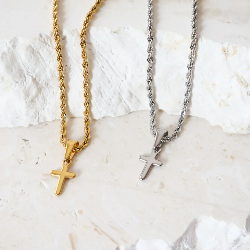 Little Cross Pendant Necklace