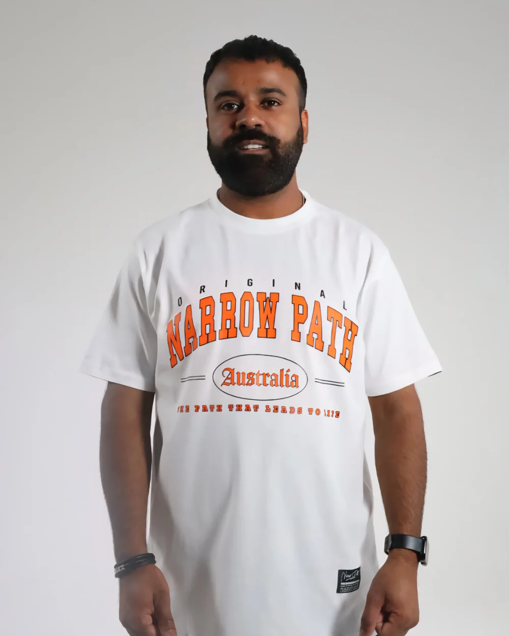 NARROW PATH ORANGE WHITE
