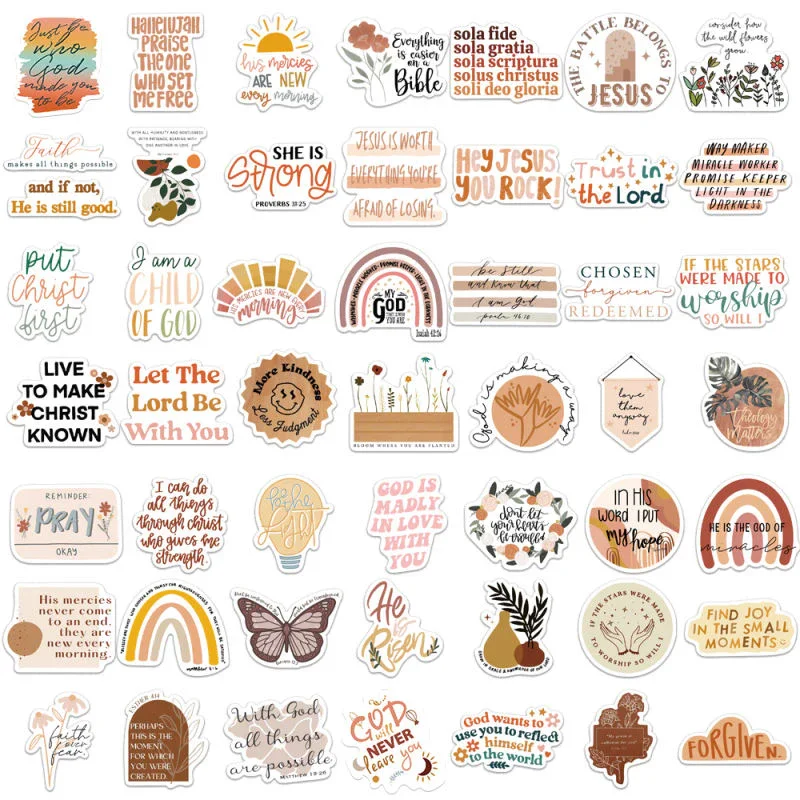 BOHO CHRISTIAN VINYL STICKERS - 2