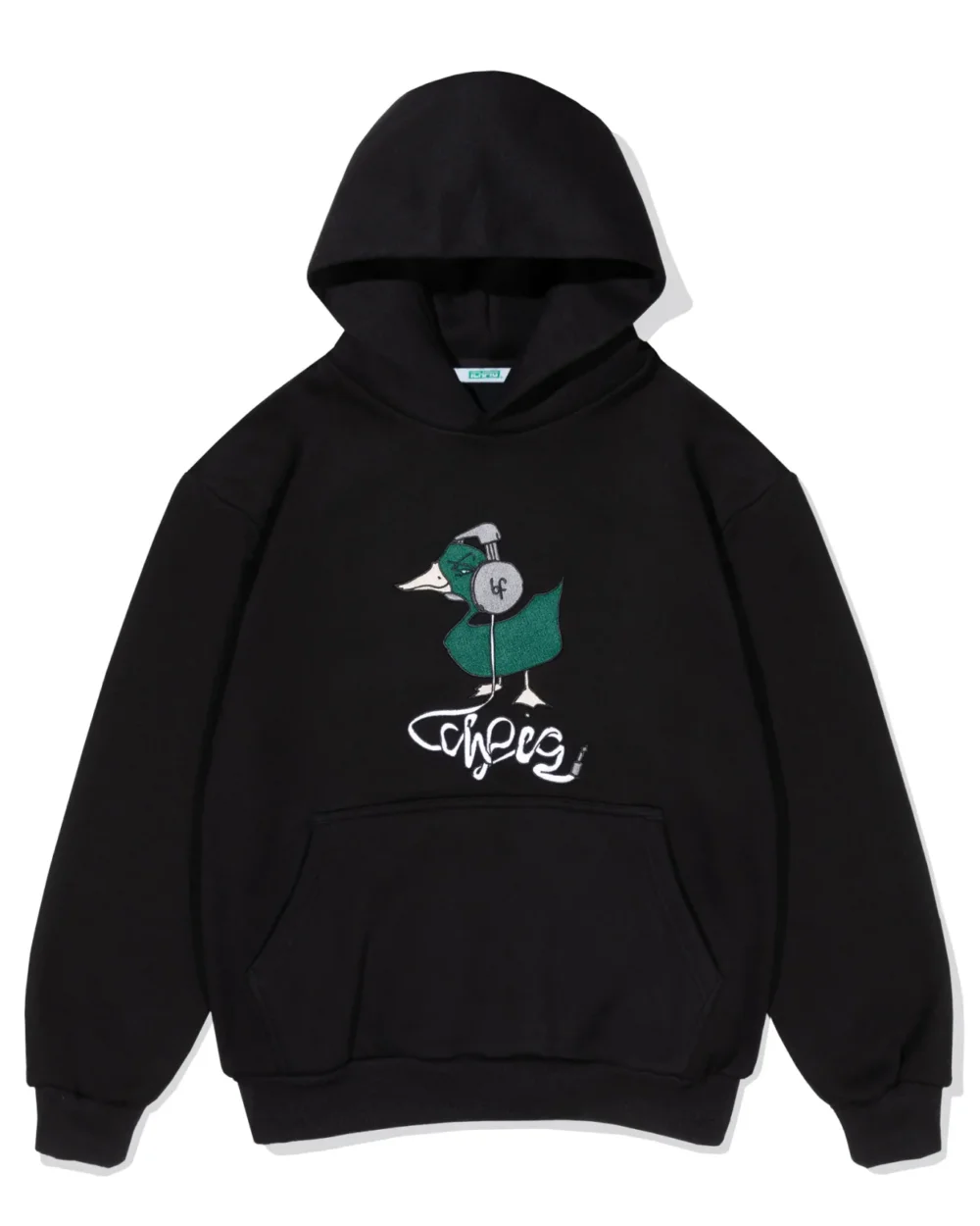 Sketchy Duck Hood - Black