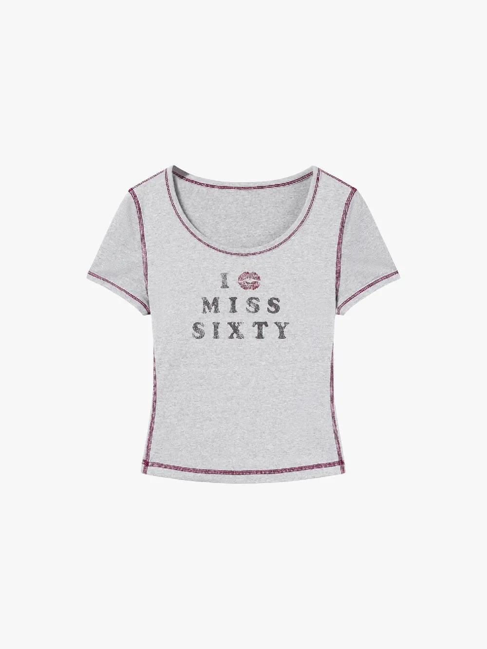 Printed Crew Neck T-Shirt - 5