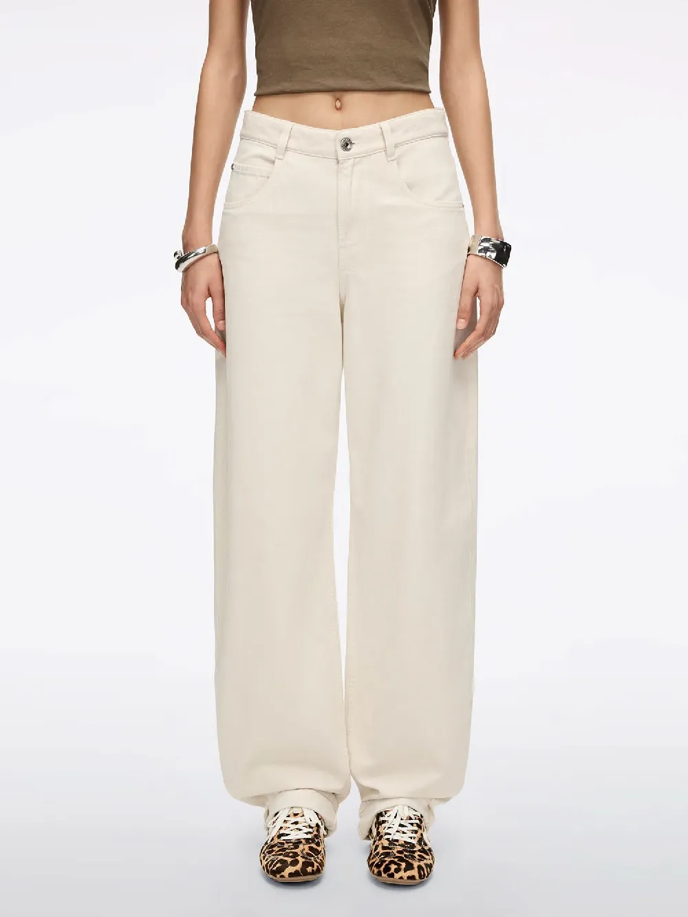Distressed Denim Jeans-ELIZABETH