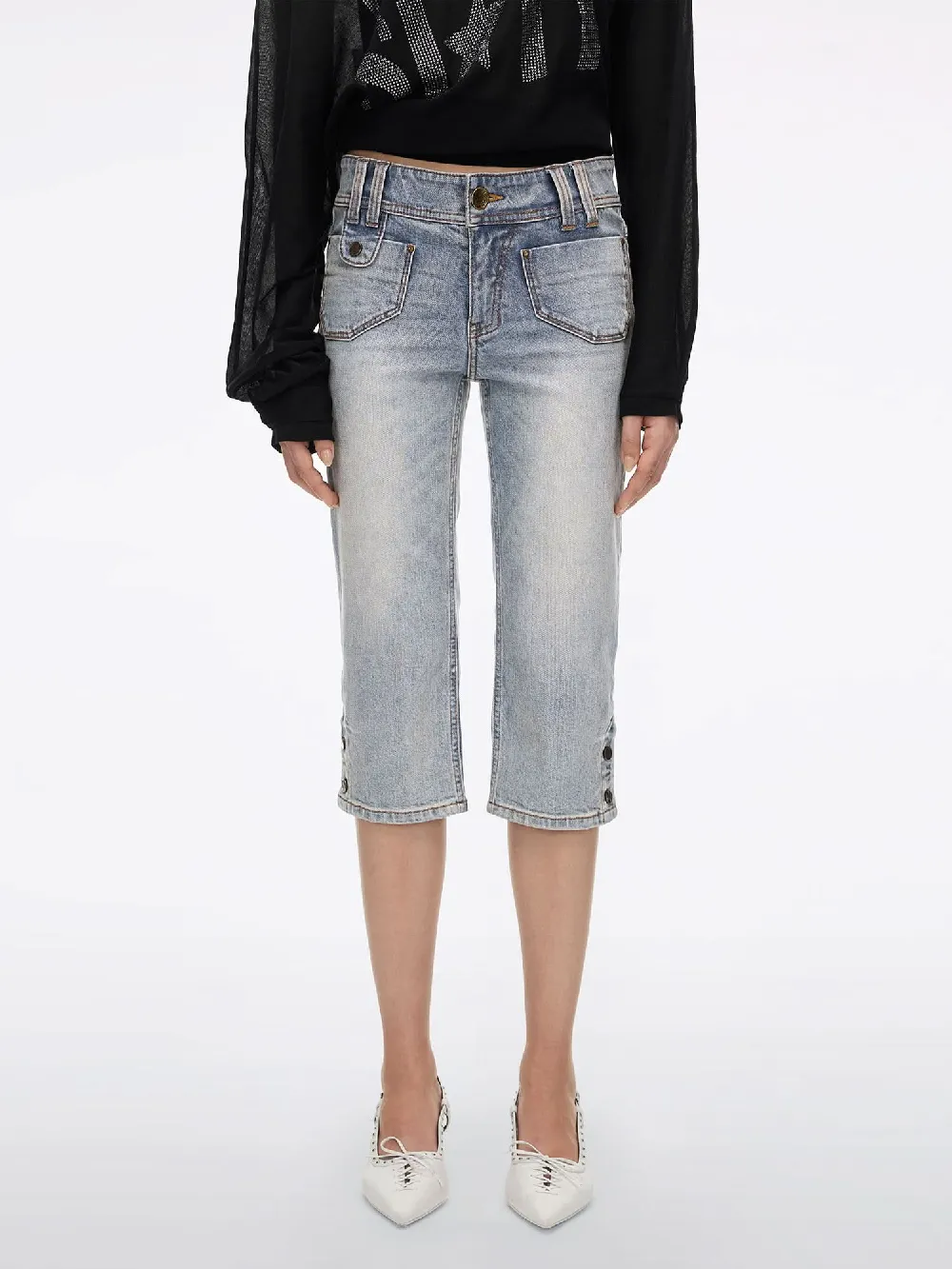 Skinny Capri Jeans