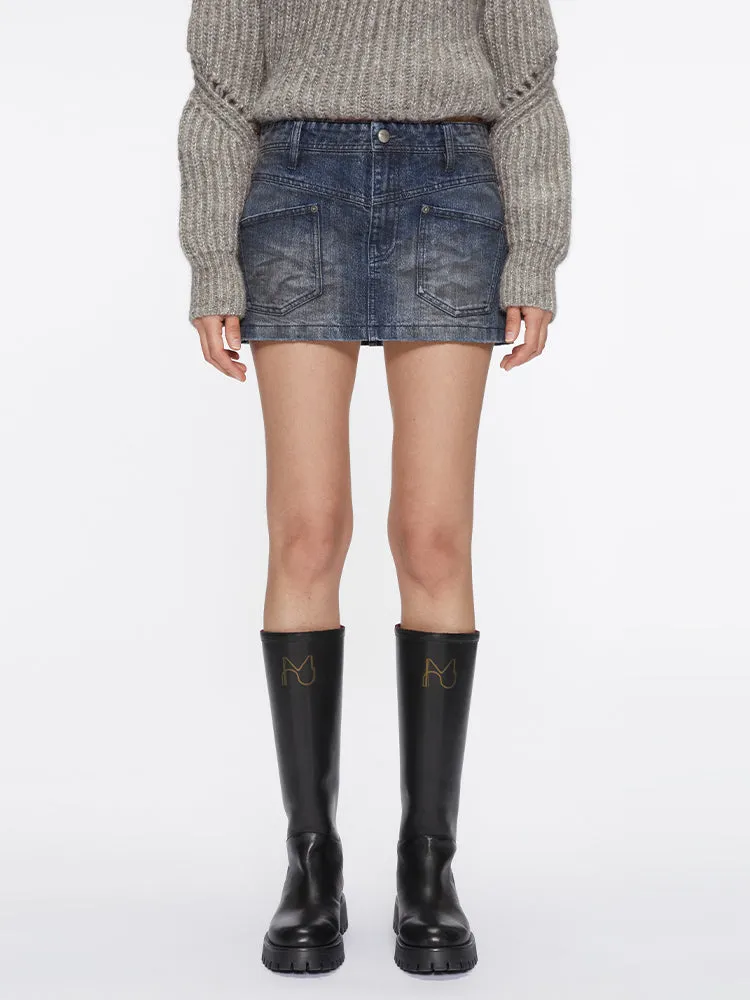 Low-Rise Mini Skirt