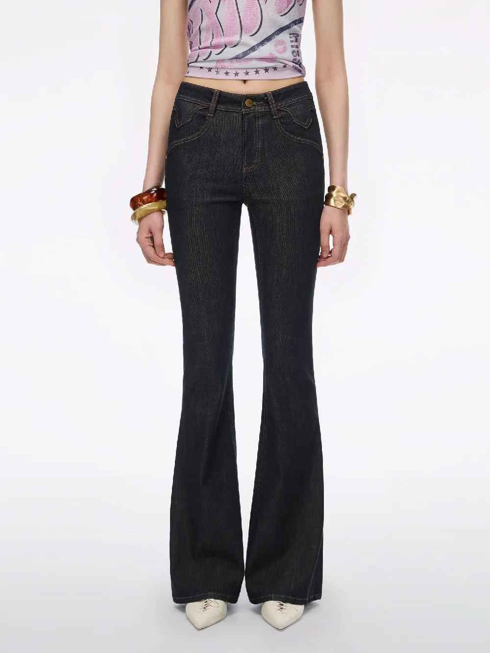 Flared Jeans-BELLA