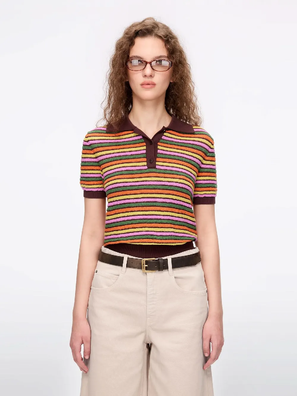 Striped Knit Top