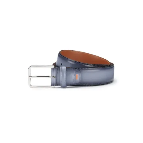 Leather adjustable belt