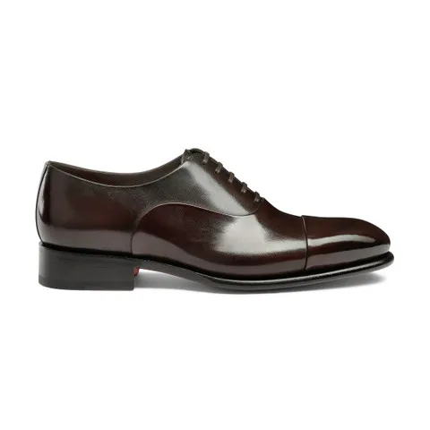 Men's polished leather Oxford shoe
