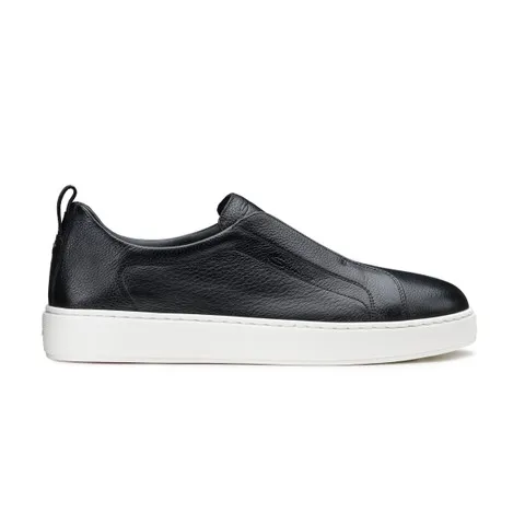 Men's leather slip-on sneaker