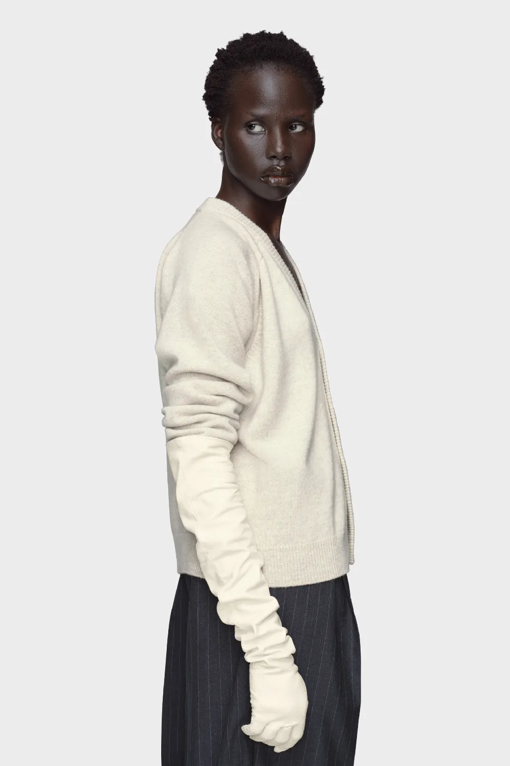 Wool knit top