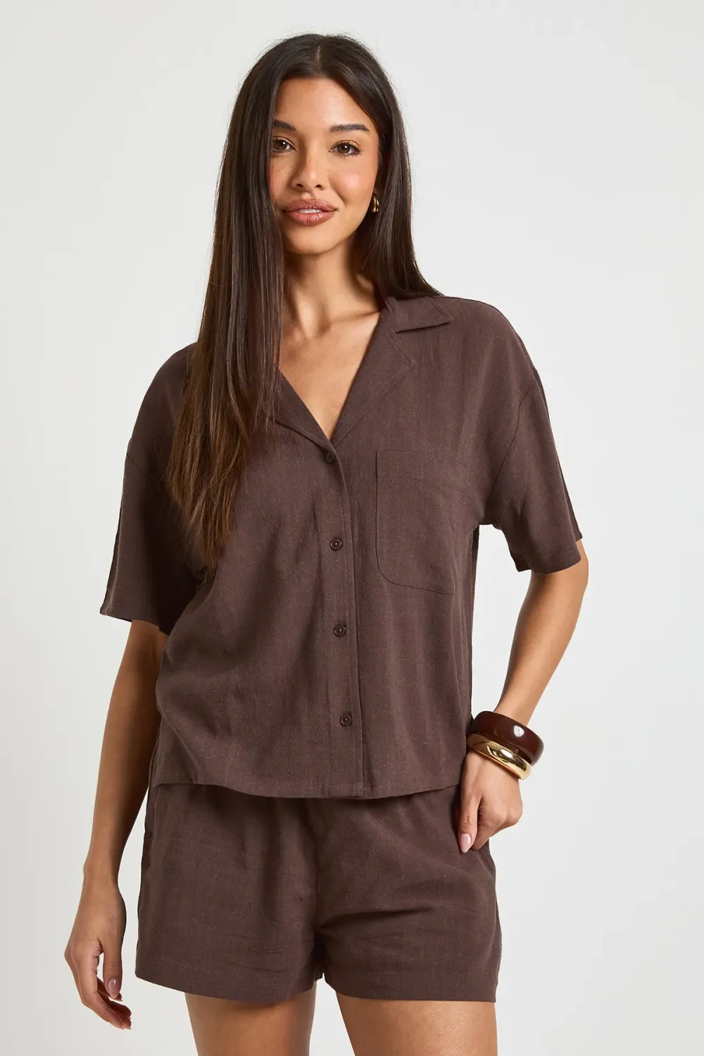 Premium Linen Short Sleeve Shirt