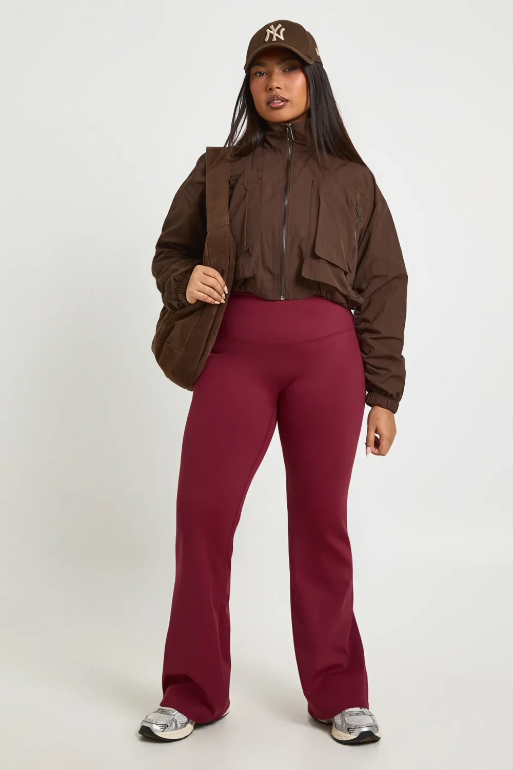 Plus Super Soft High Waist Flared Legging