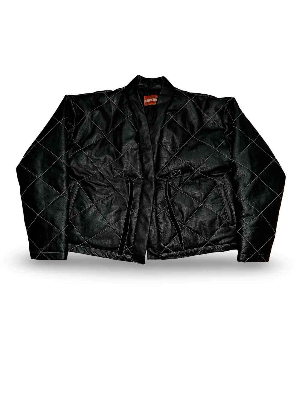 Leather Quilted Kimono