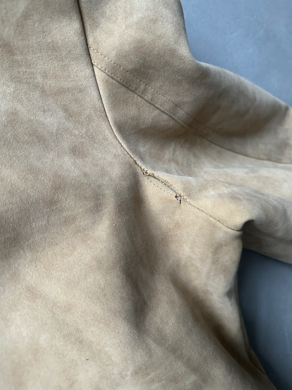 1980s - Tan John Deere Faux Sherpa Jacket - L - 5