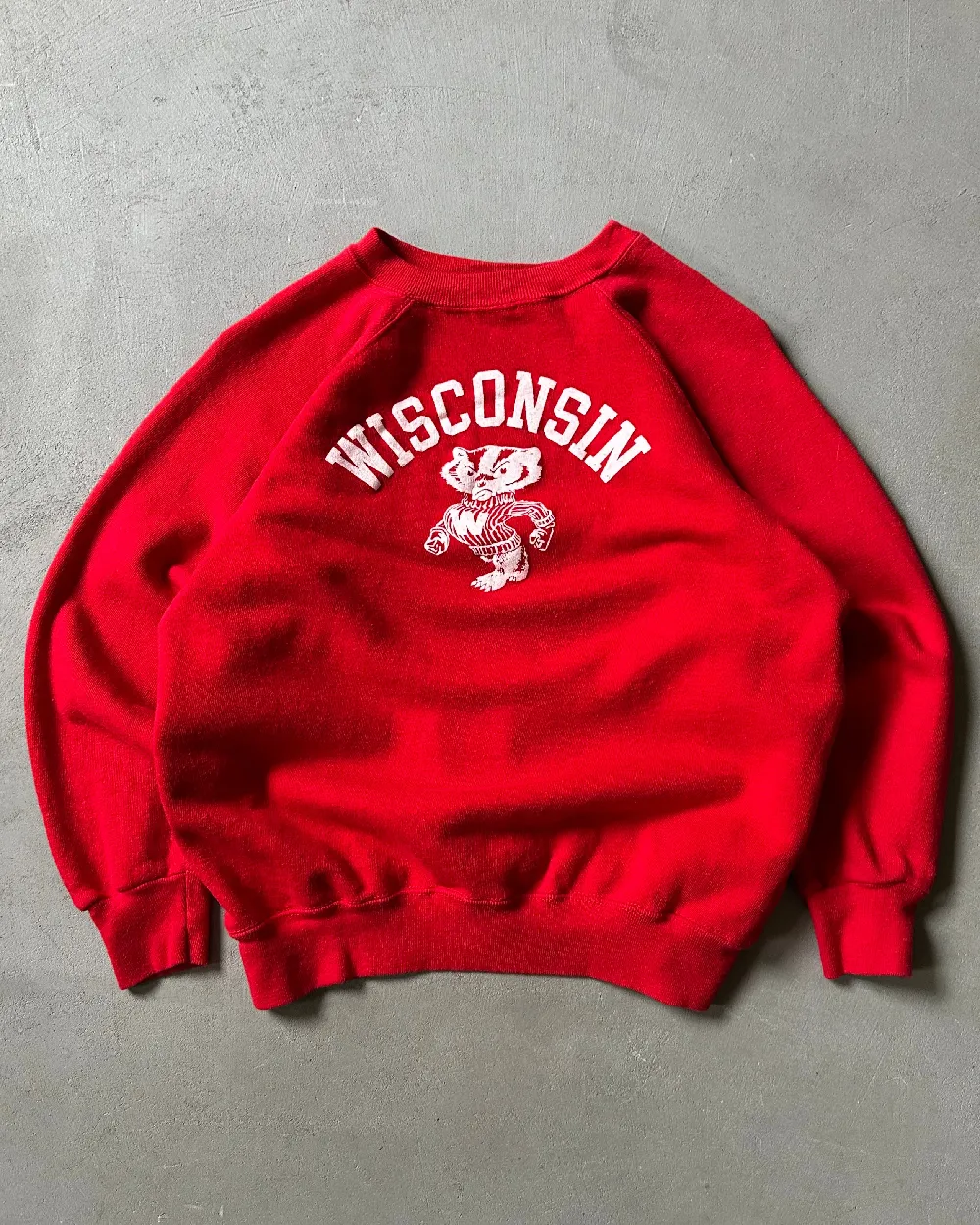 1970s - Red Wisconsin Champion Crewneck - S