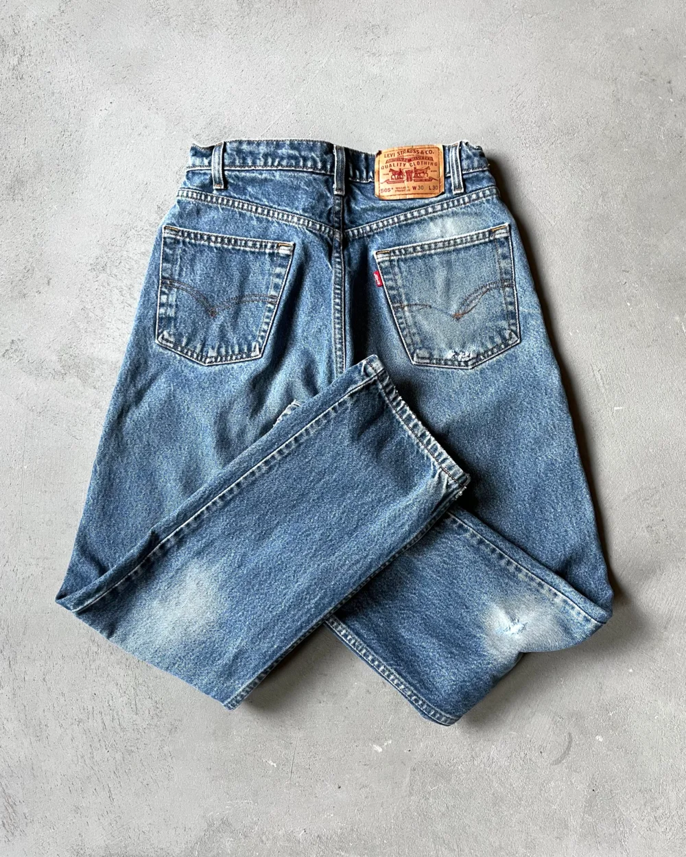 1990s - Distressed 505 Levi's Jeans - 29x30 - 3
