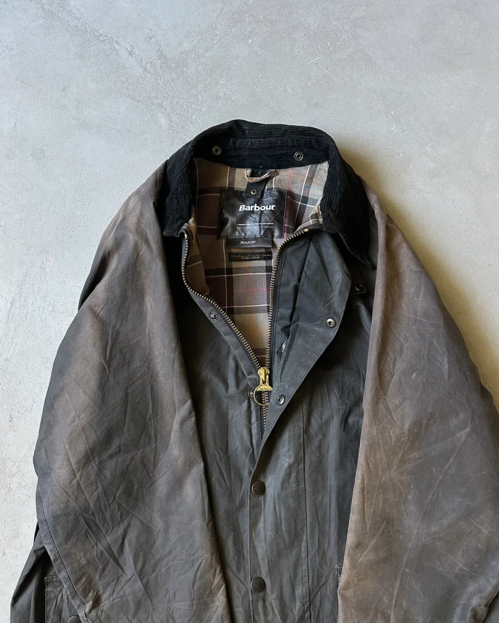 2010s - Faded Black Barbour Beaufort Jacket - 44 - 2