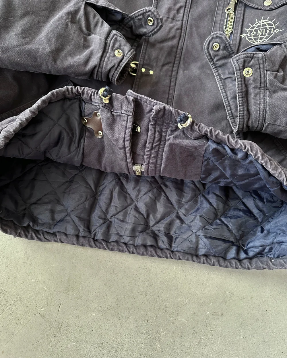1990s - Dark Navy Fireman Jacket - XL - 5