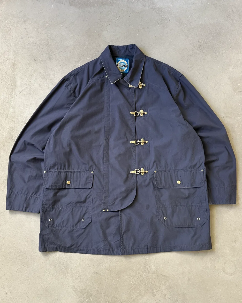 2000s - Navy Fireman Overcoat - XL