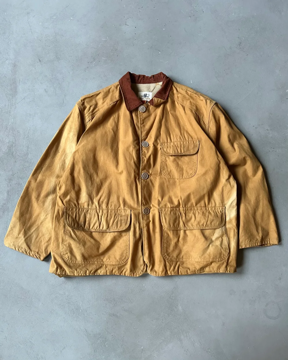 1970s - Faded Duck Black Sheep Hunting Coat - L/XL