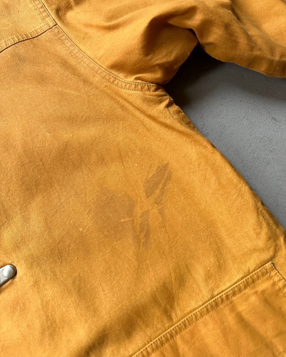 2000s - Ocher Fireman Hooded Coat - M - 4