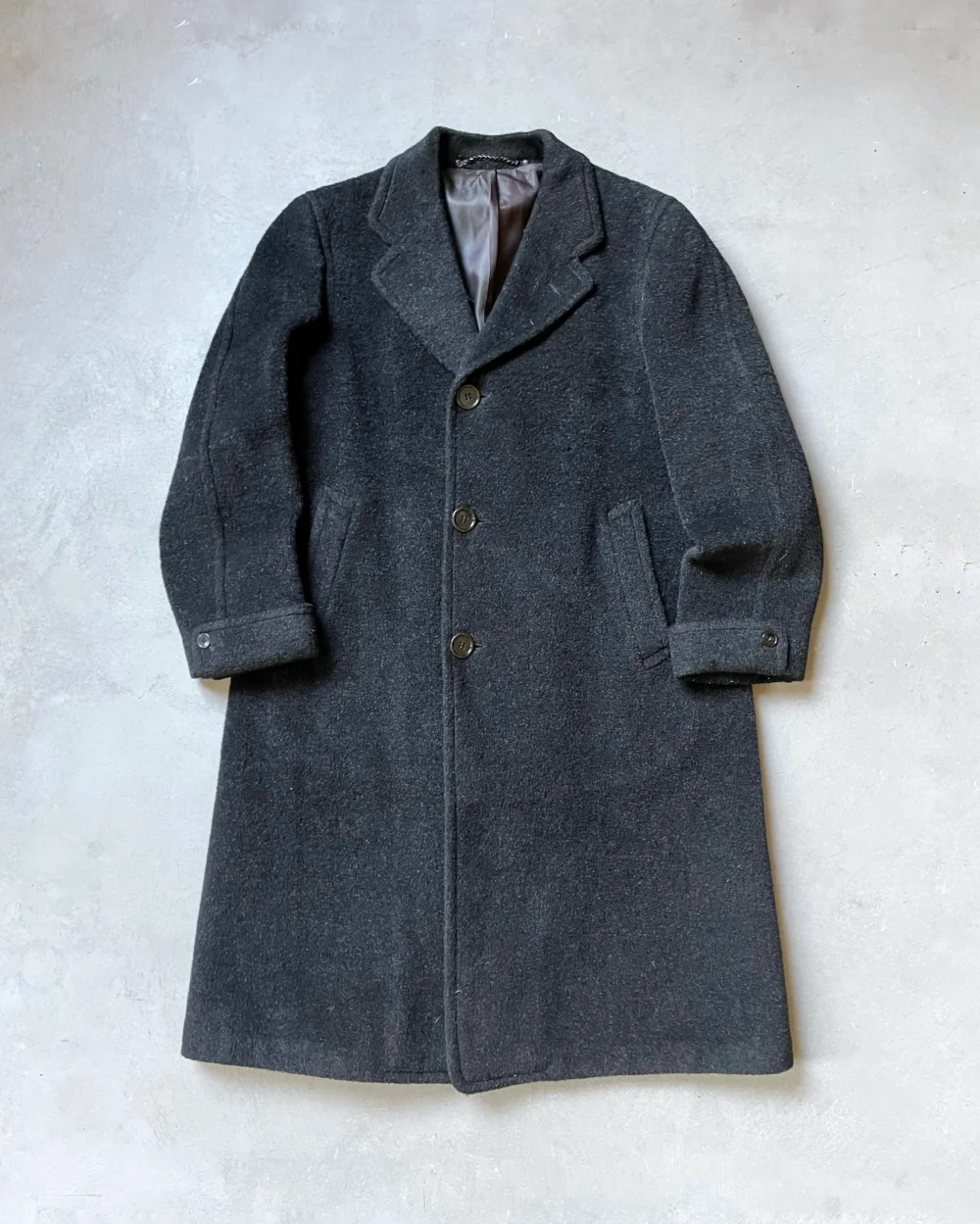 1950s - Black Dewmoor Wool Coat - M