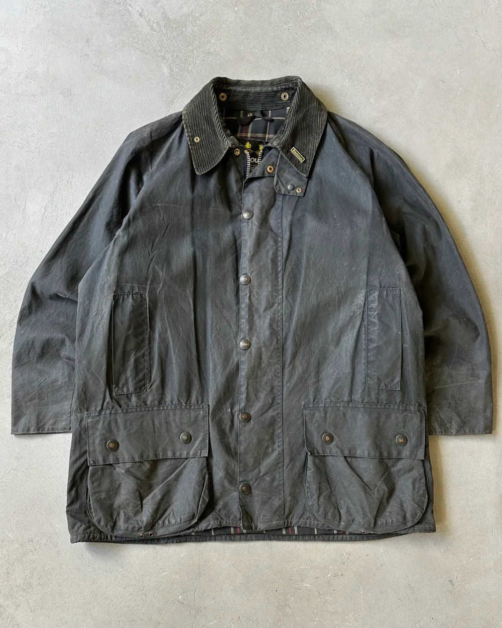 1990s - Dark Navy Barbour Beaufort Jacket - 42