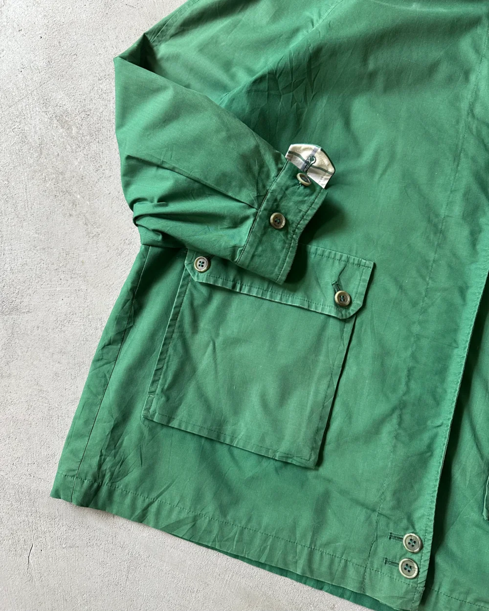 1990s - Green Burberrys' Harrington Jacket - L(Short) - 3