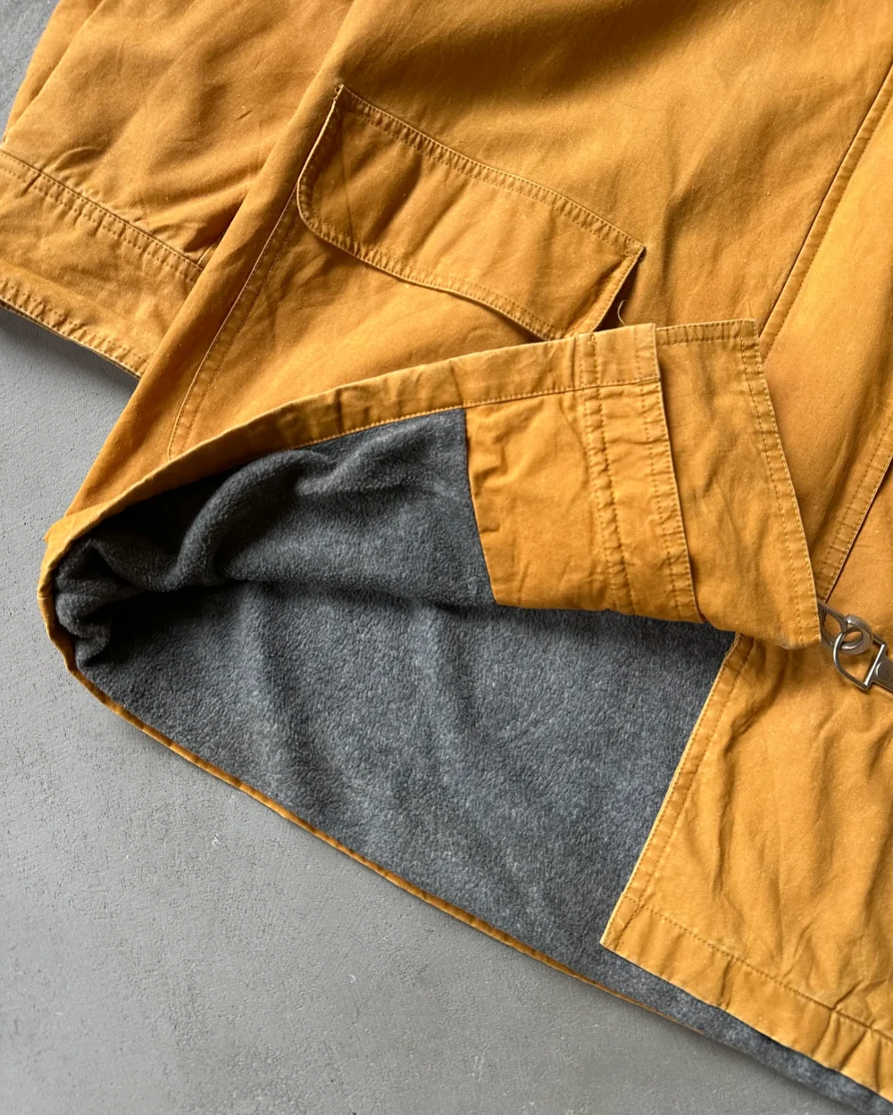 2000s - Ocher Fireman Hooded Coat - M - 5