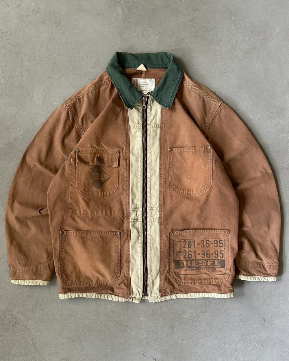 2000s - Brown Diesel Chore Jacket - M