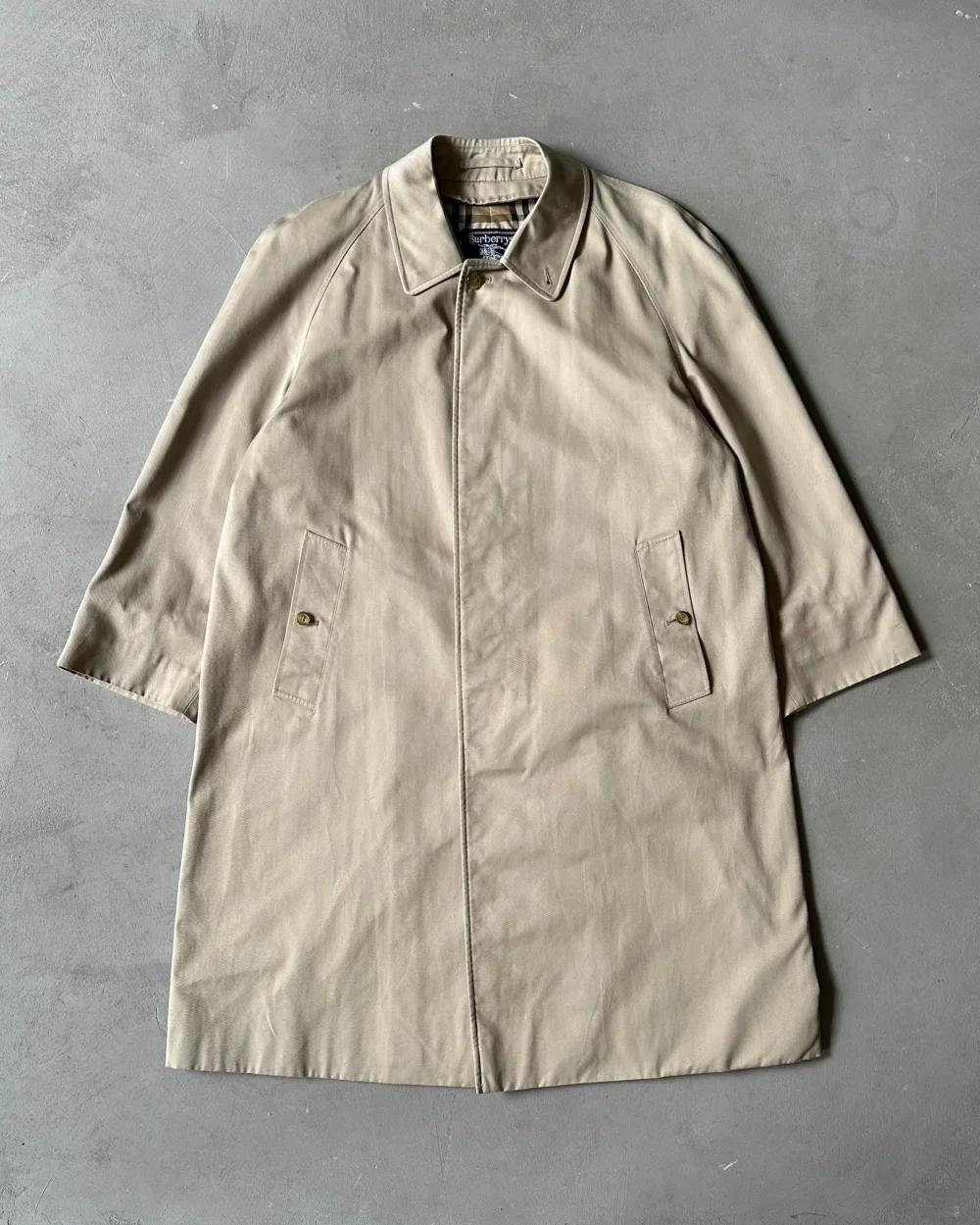 1990s - Beige Burberrys' Coat - 40(Short)