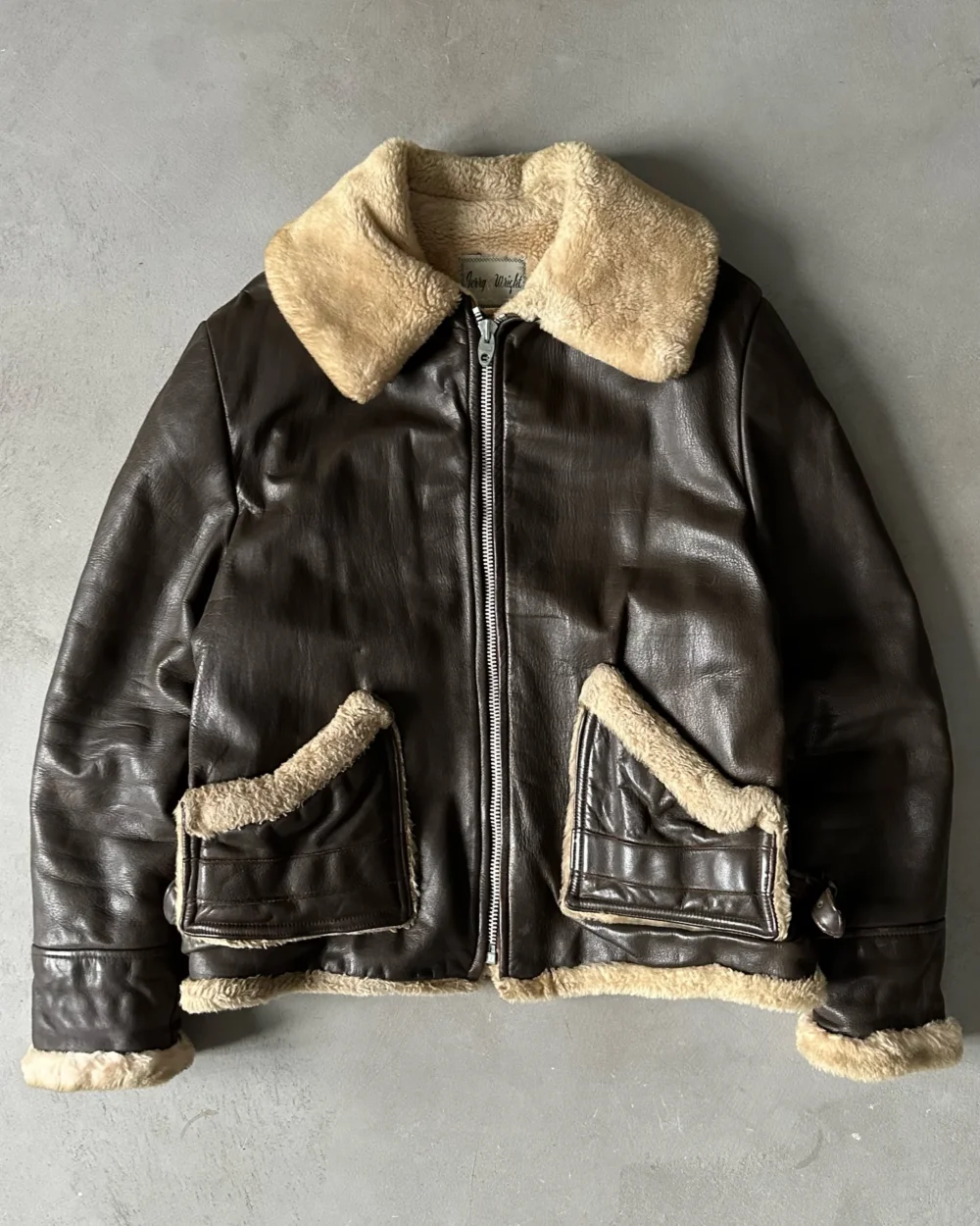 1970s - Dark Brown Leather Jacket - 44