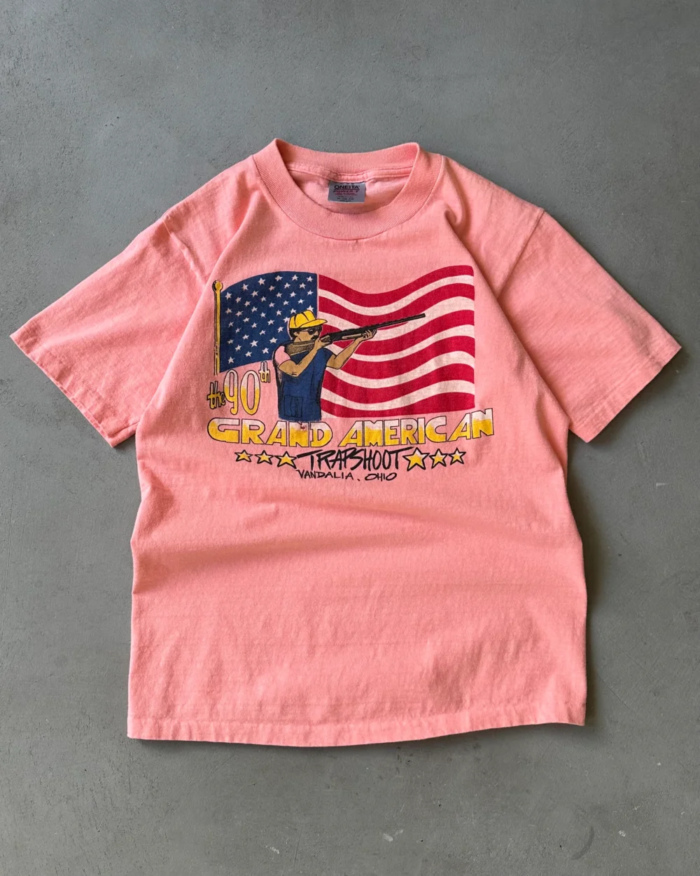 1990s - Pink TrapShoot T-Shirt - S