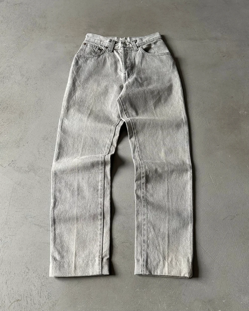 1970s - Light Grey 501 Levi's Jeans - 26x28