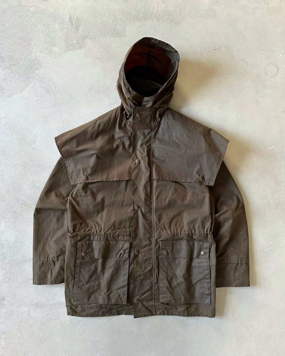 2000s - Dark Brown Outback Waxed Jacket - M